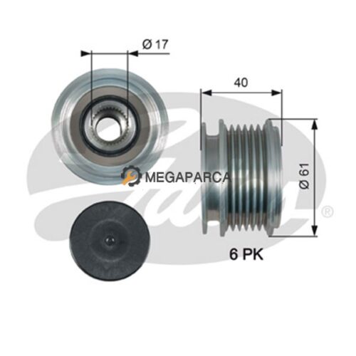 Audi A3 Alternatör Rulmanı – Typ8P 2003-2012